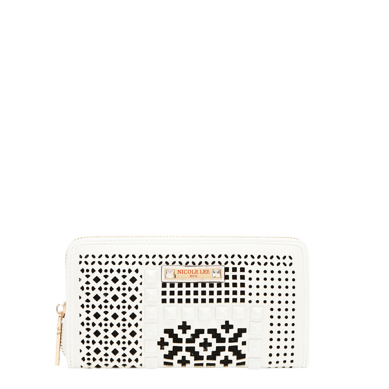 GEOMETRIC CUTOUT WALLET