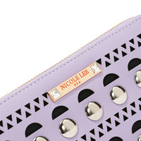 SILVER POP STUD WALLET