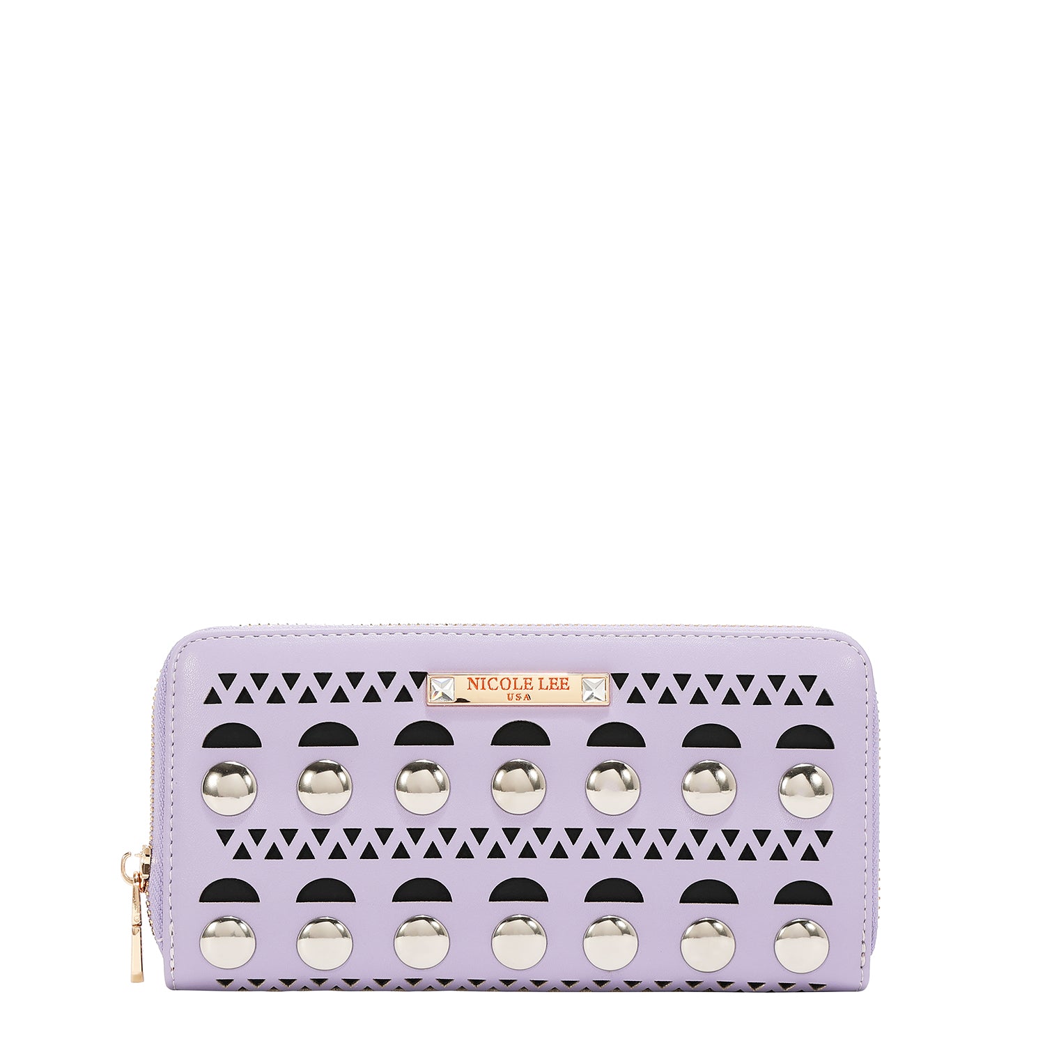 SILVER POP STUD WALLET