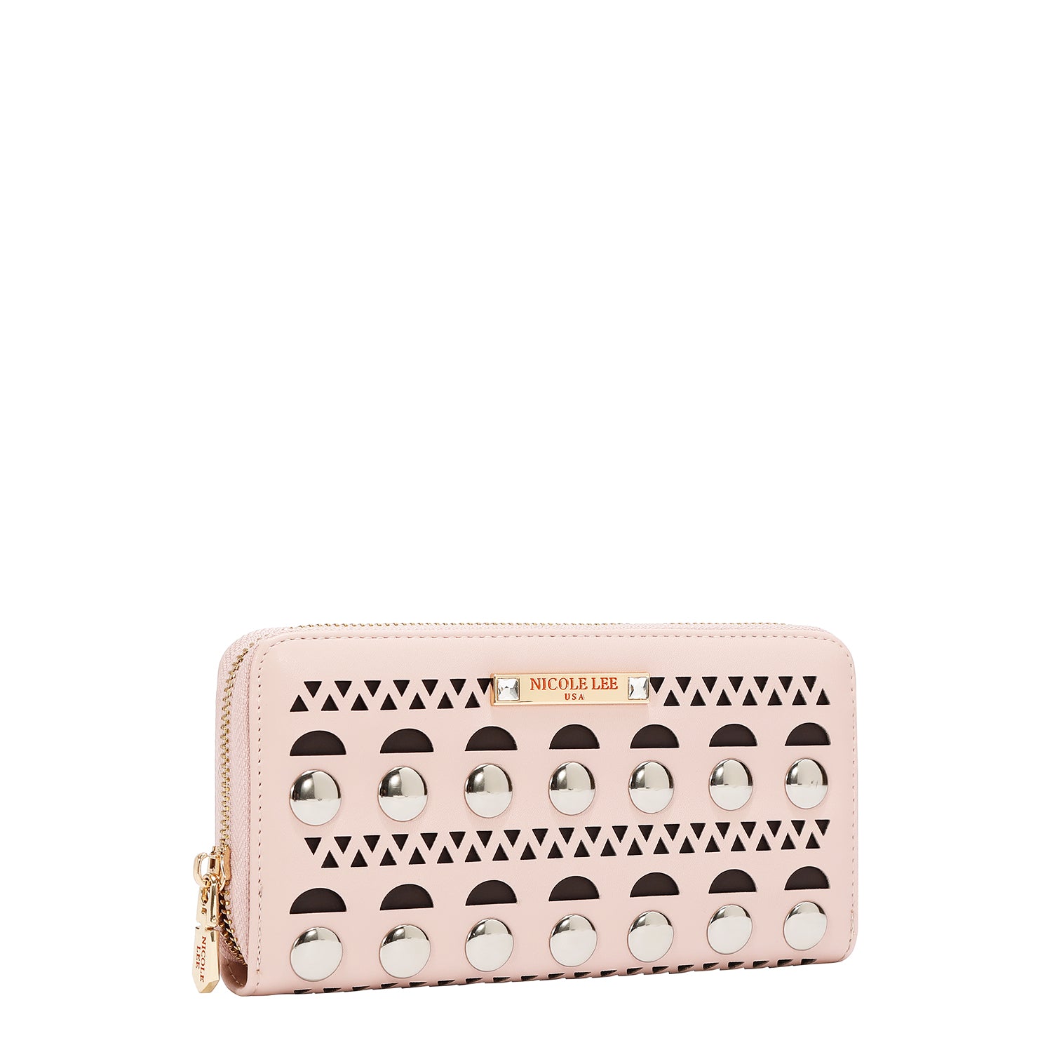 SILVER POP STUD WALLET