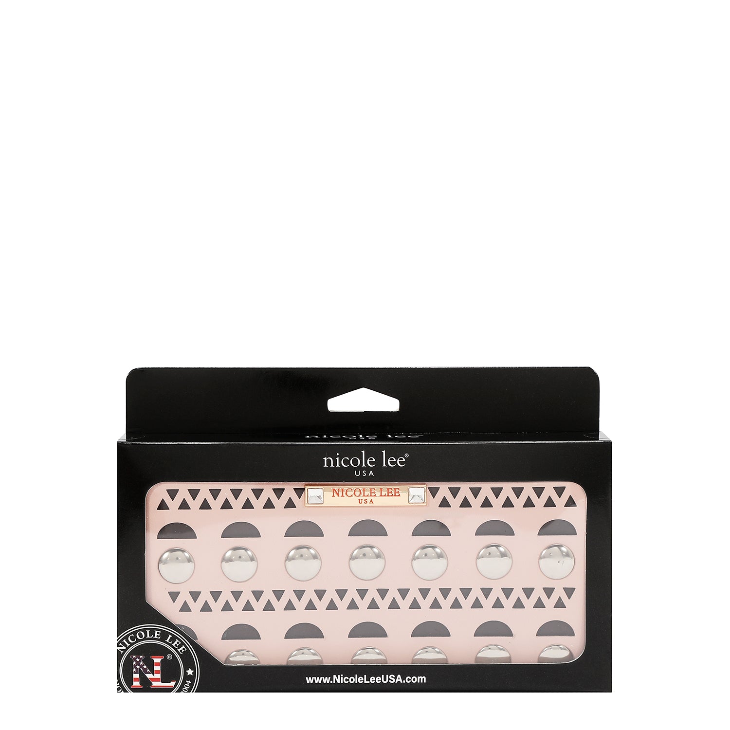 SILVER POP STUD WALLET