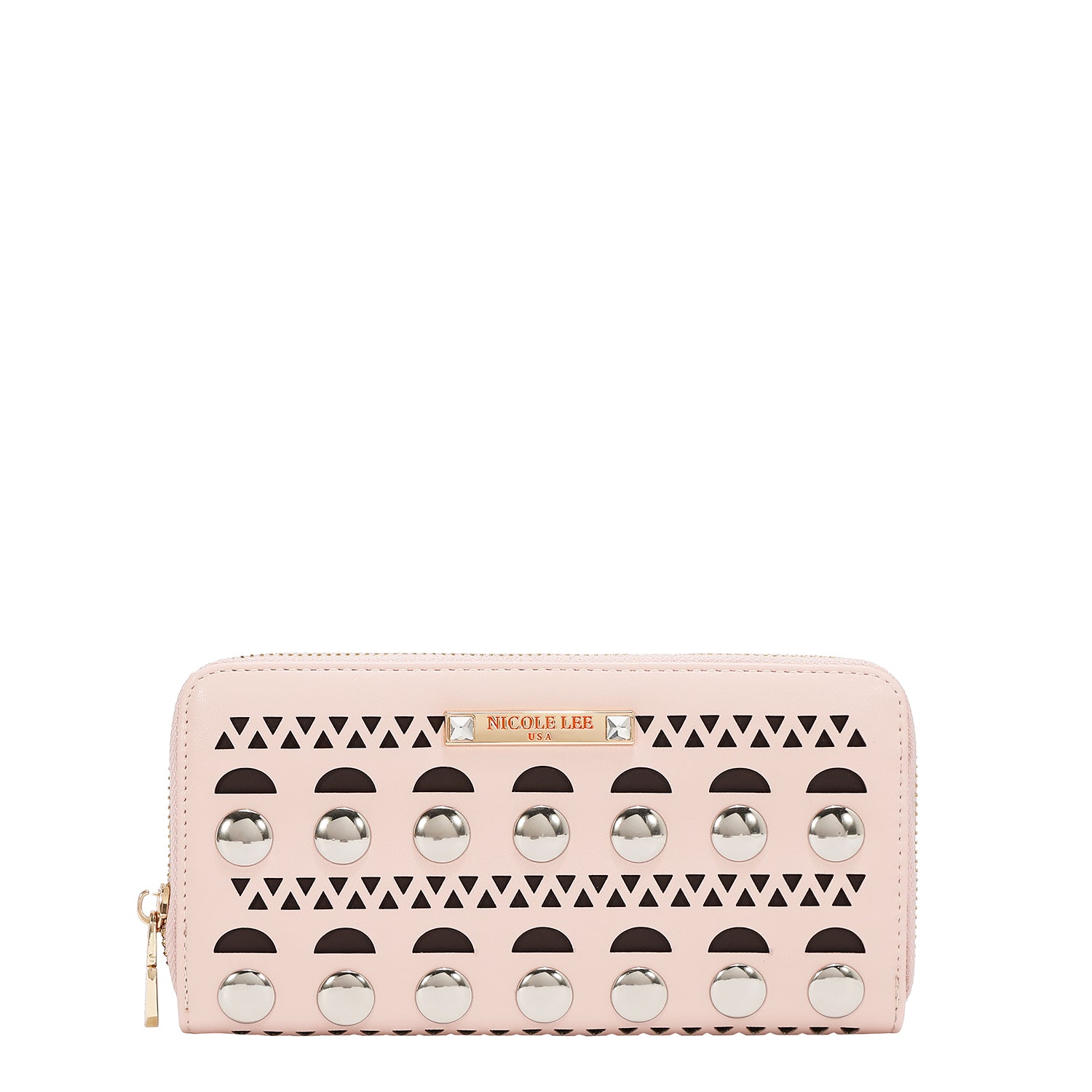 SILVER POP STUD WALLET