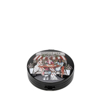 ROUND COMPACT MIRROR WITH OUR SISTERS SECRET DESIGN. 