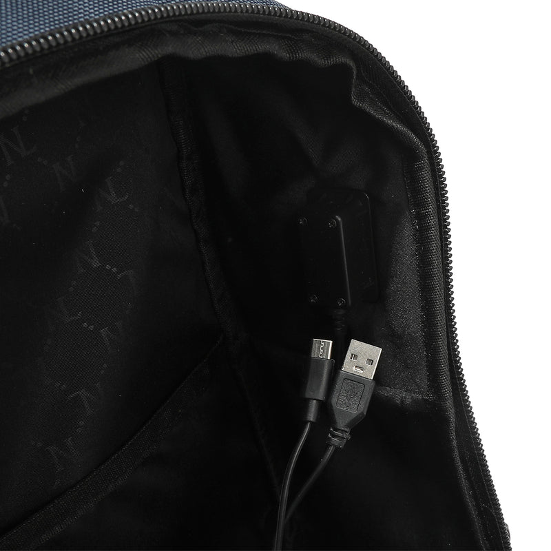 男士 USB 笔记本电脑背包