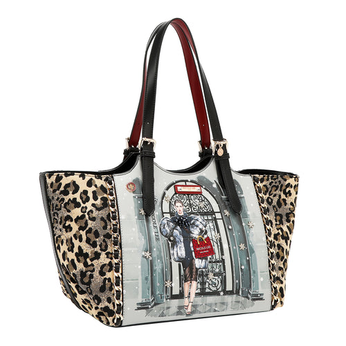 MODA SNOWFLAKE SHOPPER BAG