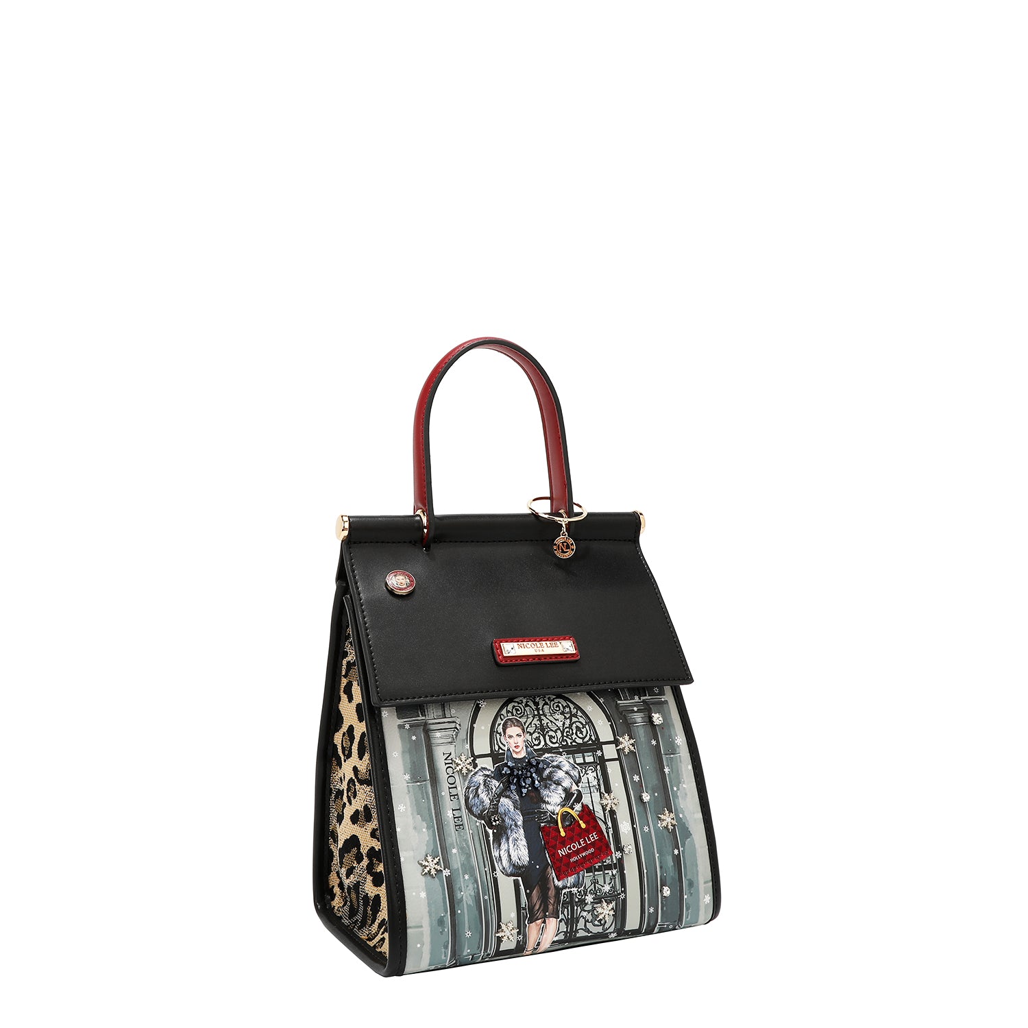 MODA SNOWFLAKE CONVERTIBLE BACKPACK / TOP HANDLE BAG