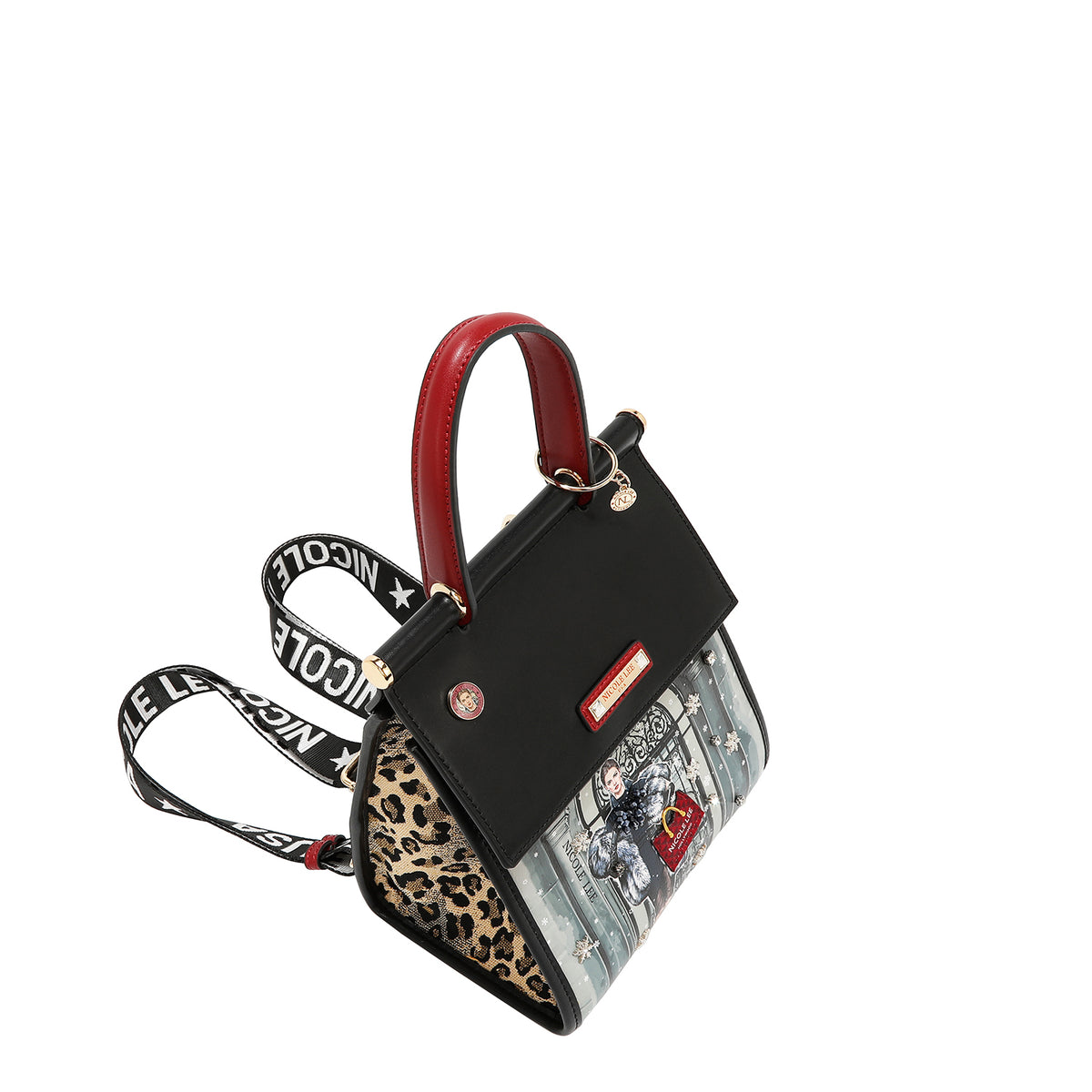 MODA SNOWFLAKE CONVERTIBLE BACKPACK / TOP HANDLE BAG