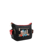 MARTHA TRAVELS ITALY MULTI POCKET SHOULDER BAG