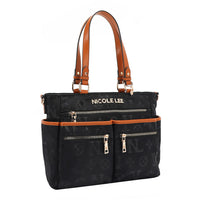 OUR NICOLE LEE MARGOT TOTE IN COLOR BLACK. 