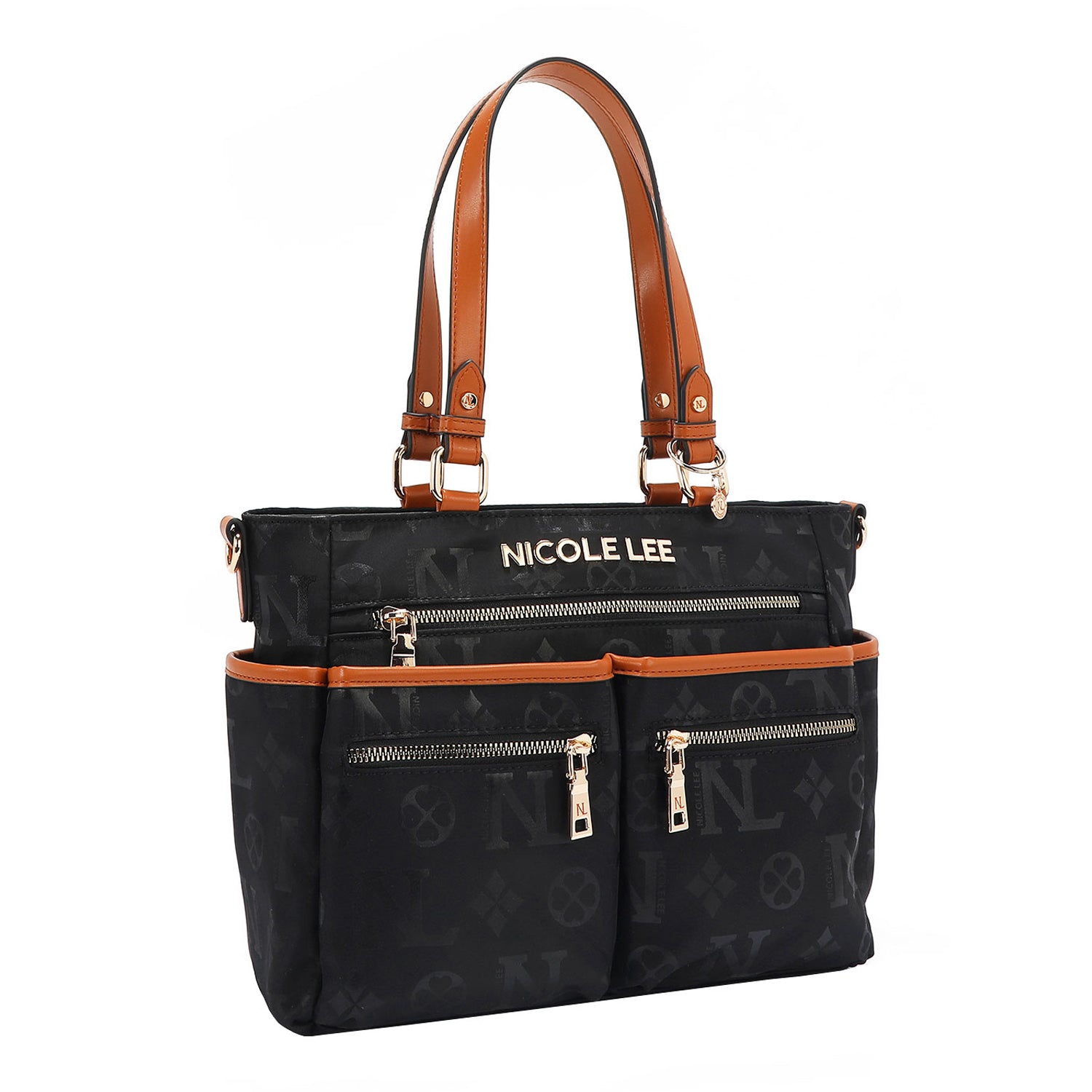 OUR NICOLE LEE MARGOT TOTE IN COLOR BLACK. 