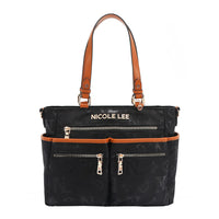 OUR NICOLE LEE MARGOT TOTE IN COLOR BLACK. 