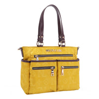 OUR NICOLE LEE MARGOT TOTE IN YELLOW. 