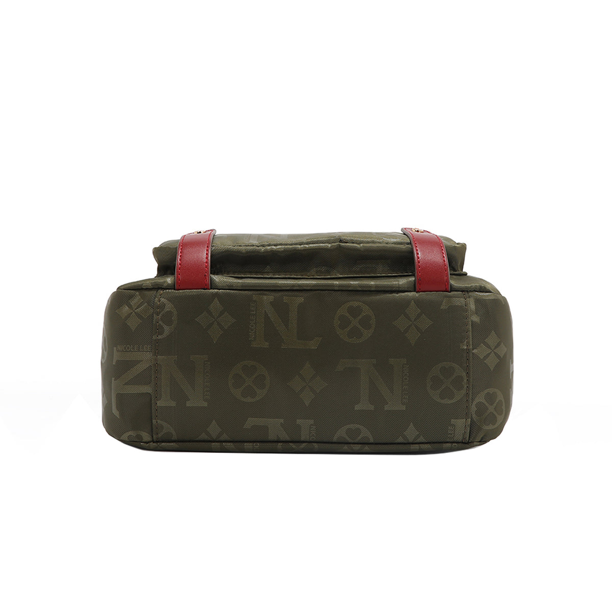 OUR NICOLE LEE MARGOT SHOULDER BAG IN OLIVE BOTTOM.