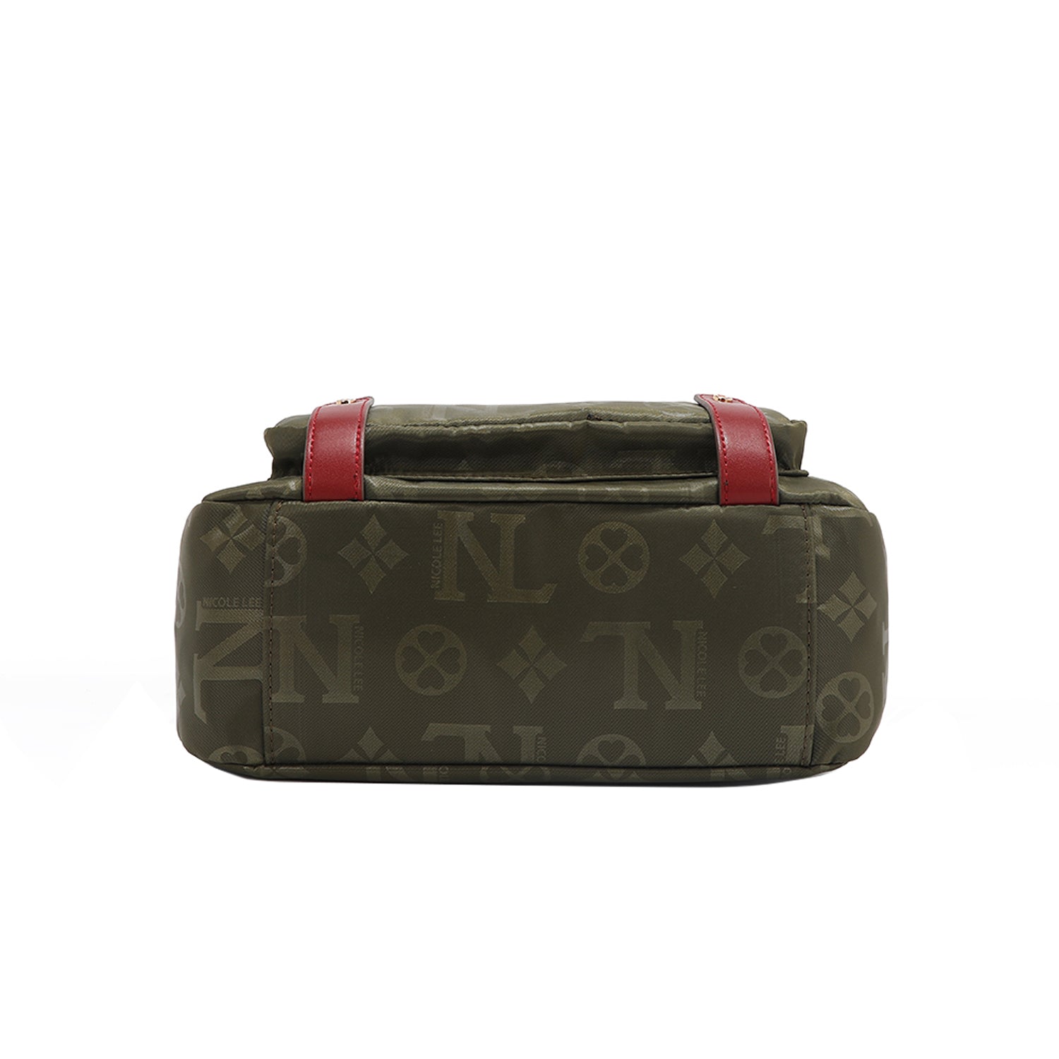 OUR NICOLE LEE MARGOT SHOULDER BAG IN OLIVE BOTTOM.