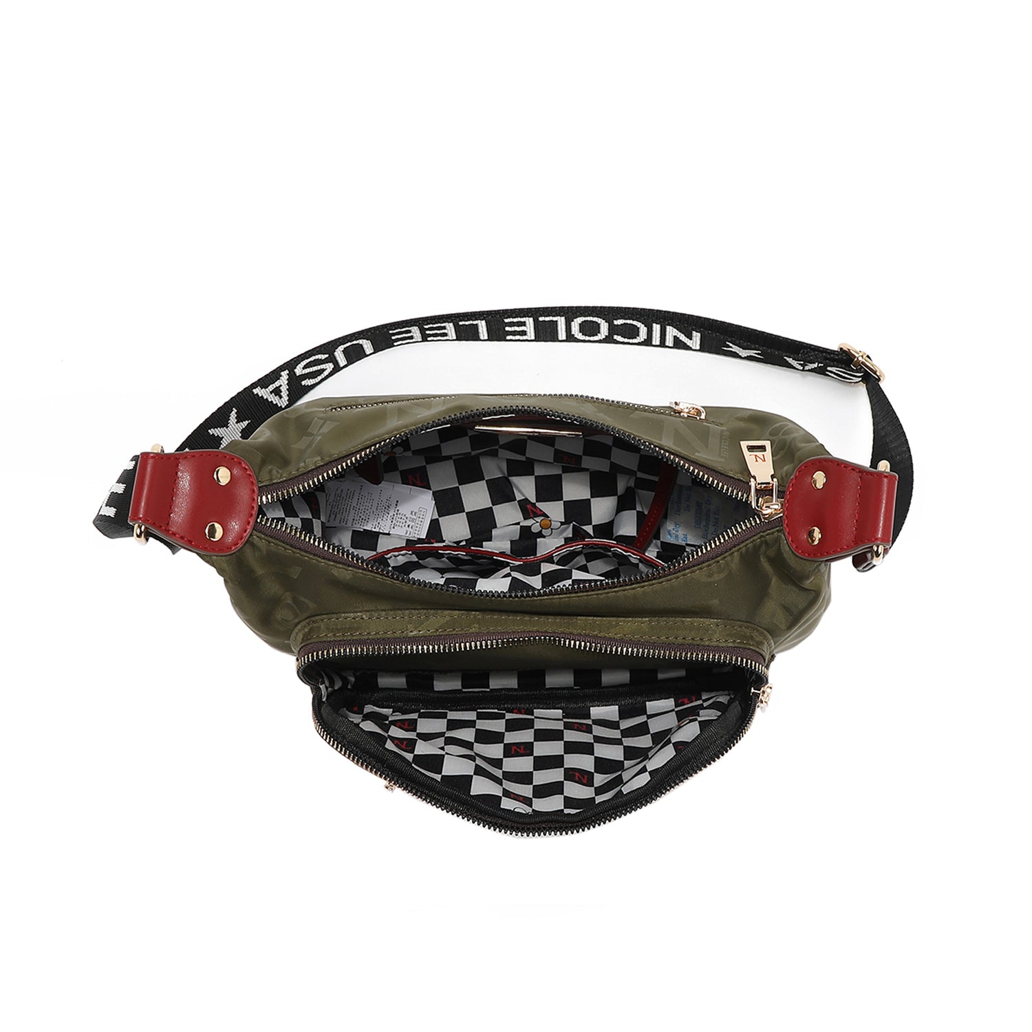 A VIEW FROM ABOVE. POLYESTER INTERIOR AND EXTERIOR LINING.