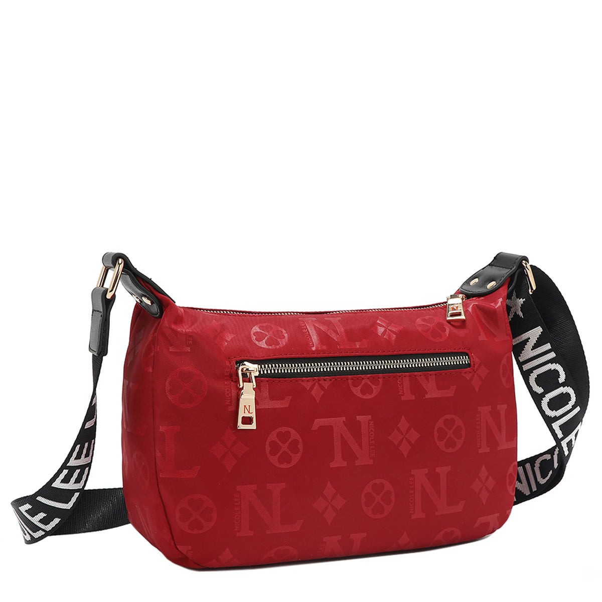 THE BACK OF OUR MARGOT SHOULDER BAG WITH BACK ZIP POCKET.