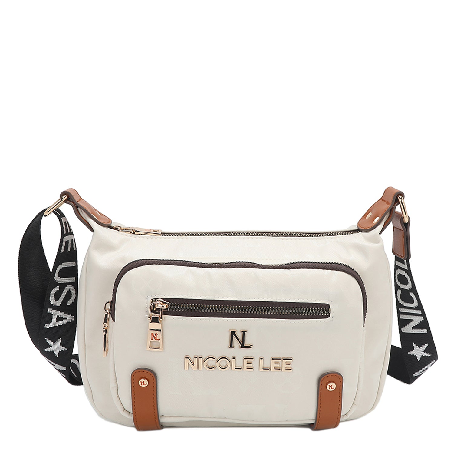 Margot Shoulder Bag Embellished with Metallic Accents. – Nicole