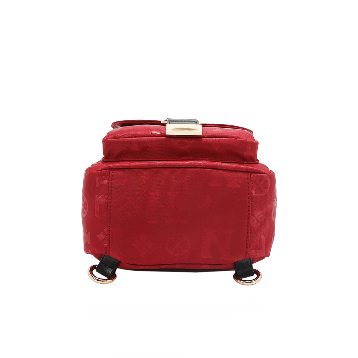 OUR NICOLE LEE MARGOT MULTI-WEAR DOME BAG IN RED BOTTOM.