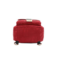 OUR NICOLE LEE MARGOT MULTI-WEAR DOME BAG IN RED BOTTOM.