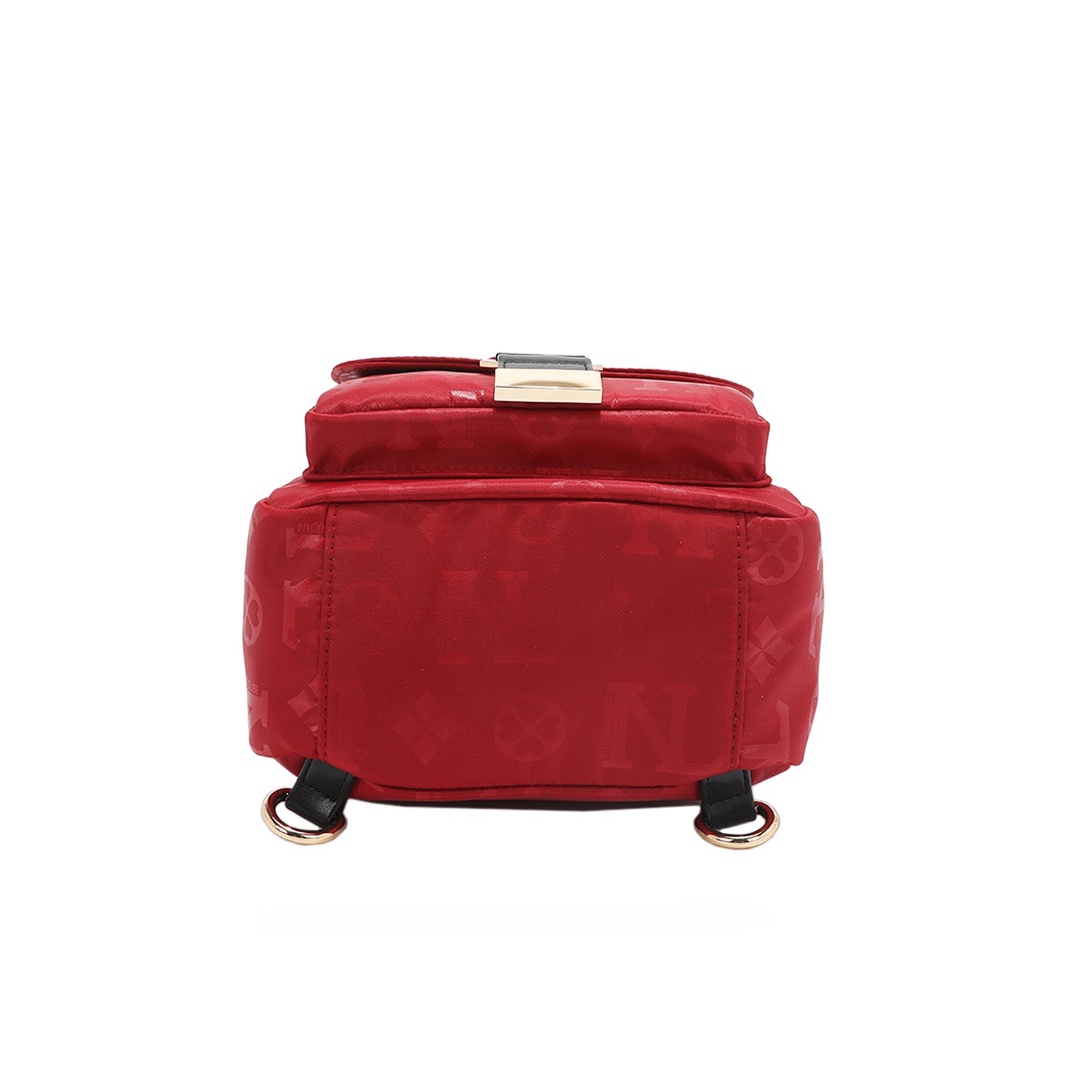 OUR NICOLE LEE MARGOT MULTI-WEAR DOME BAG IN RED BOTTOM.