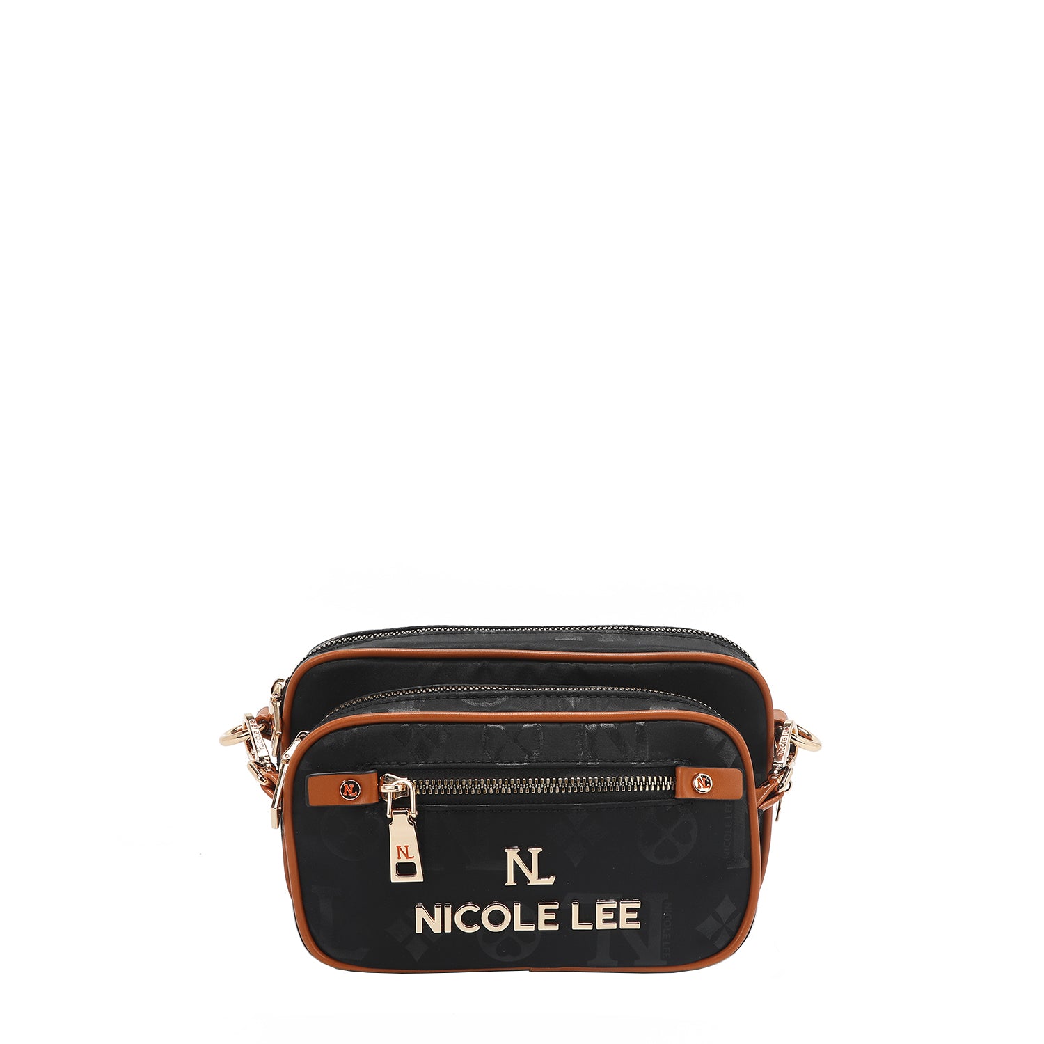 OUR NICOLE LEE MARGOT 2 PIECE CROSSBODY IN BLACK.