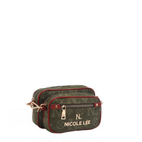 OUR NICOLE LEE MARGOT 2 PIECE CROSSBODY IN OLIVE.