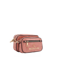 OUR NICOLE LEE MARGOT 2 PIECE CROSSBODY IN PINK .