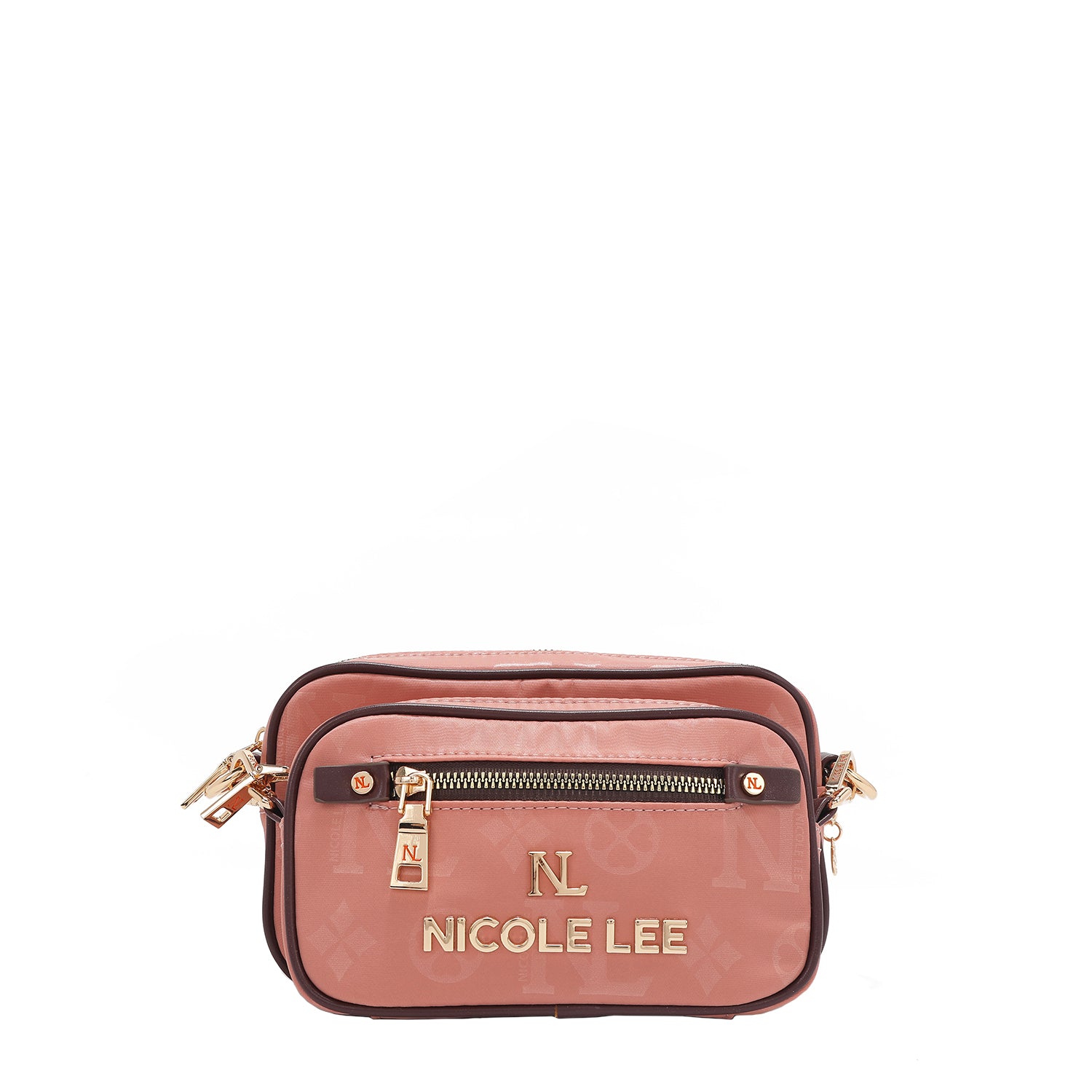 OUR NICOLE LEE MARGOT 2 PIECE CROSSBODY IN PINK COLOR.