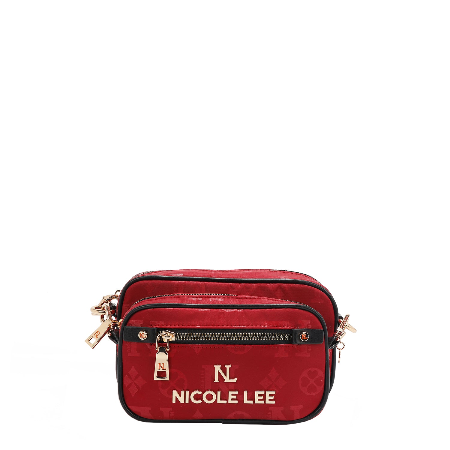 OUR NICOLE LEE MARGOT 2 PIECE CROSSBODY IN RED.
