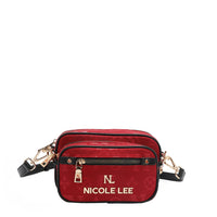 OUR NICOLE LEE MARGOT 2 PIECE CROSSBODY IN RED.