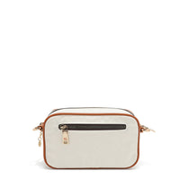 OUR NICOLE LEE MARGOT 2 PIECE CROSSBODY BACK ZIP POCKET IN WHITE.