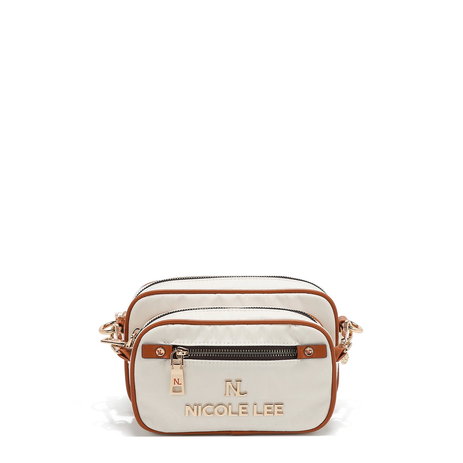 OUR NICOLE LEE MARGOT 2 PIECE CROSSBODY IN WHITE.
