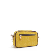 OUR NICOLE LEE MARGOT 2 PIECE CROSSBODY BACK ZIP POCKET IN YELLOW.