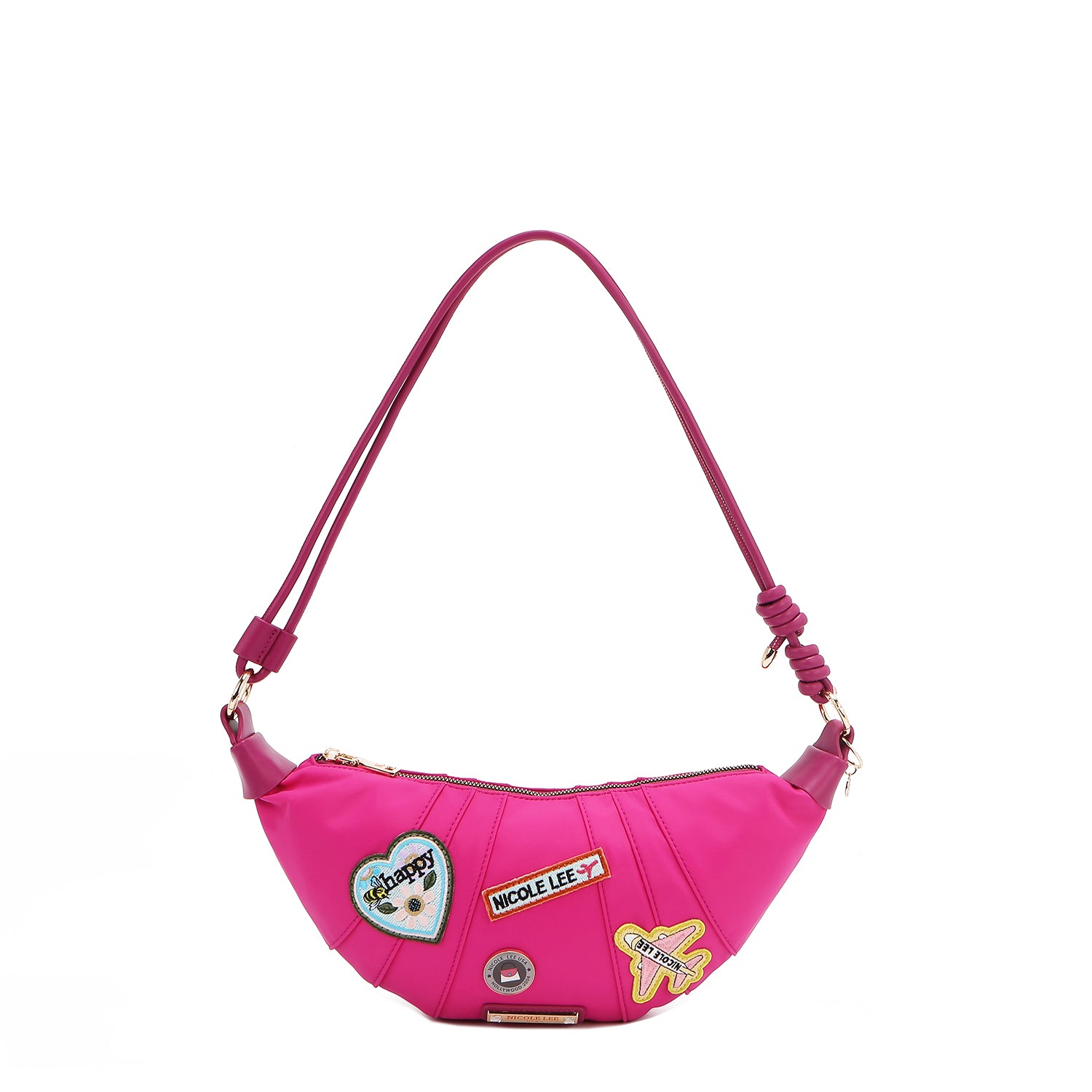 COLOR PATCH CROISSANT BAG