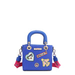 COLOR PATCH TOP HANDLE HANDBAG