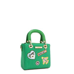 COLOR PATCH TOP HANDLE HANDBAG