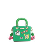 COLOR PATCH TOP HANDLE HANDBAG