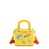 COLOR PATCH TOP HANDLE HANDBAG