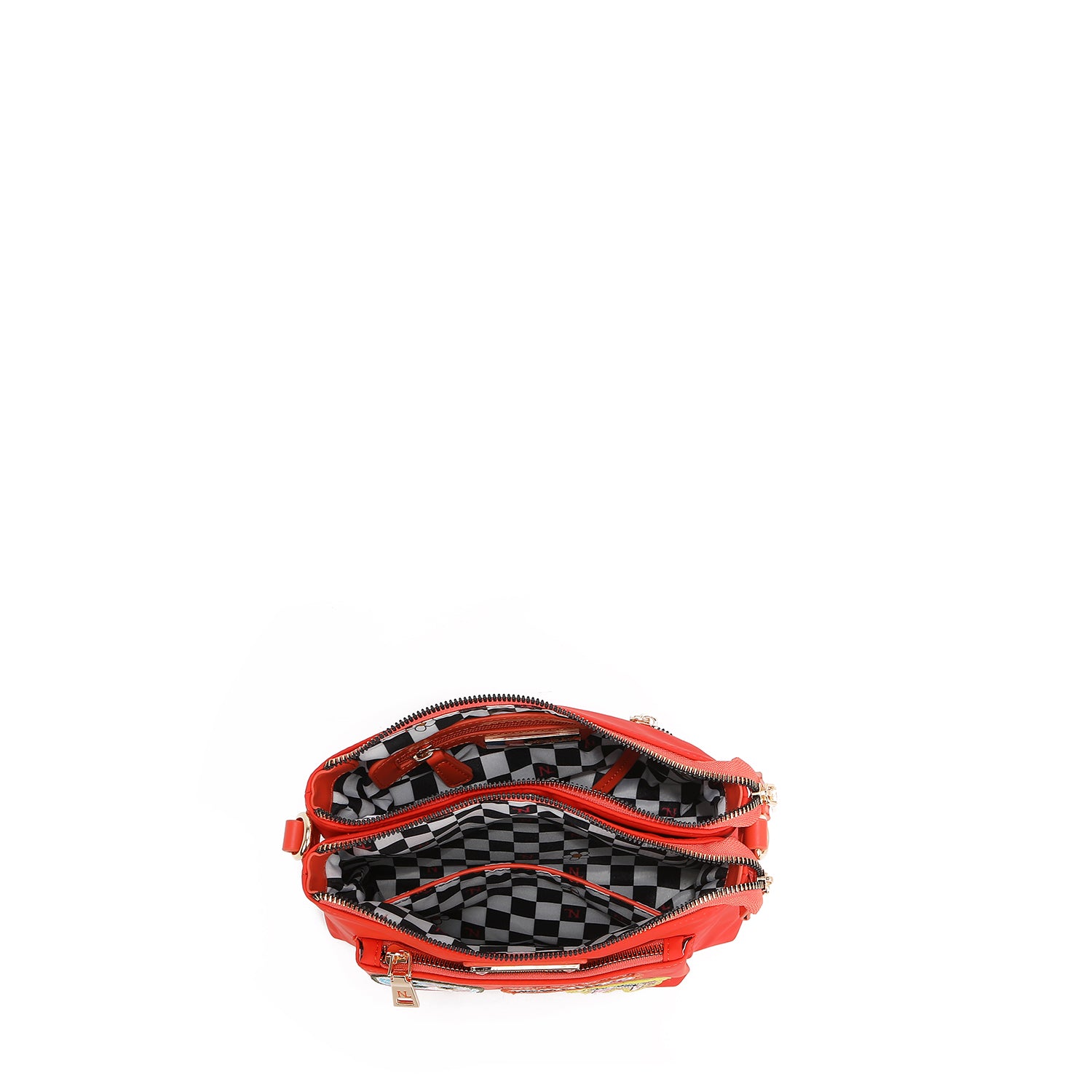 COLOR PATCH ACCORDION CROSSBODY