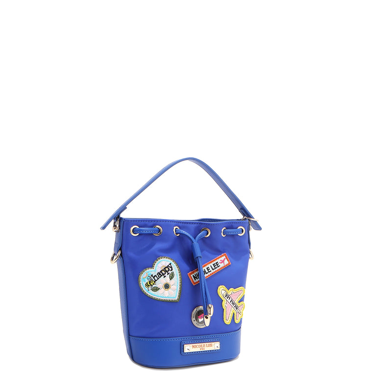 COLOR PATCH BUCKET BAG