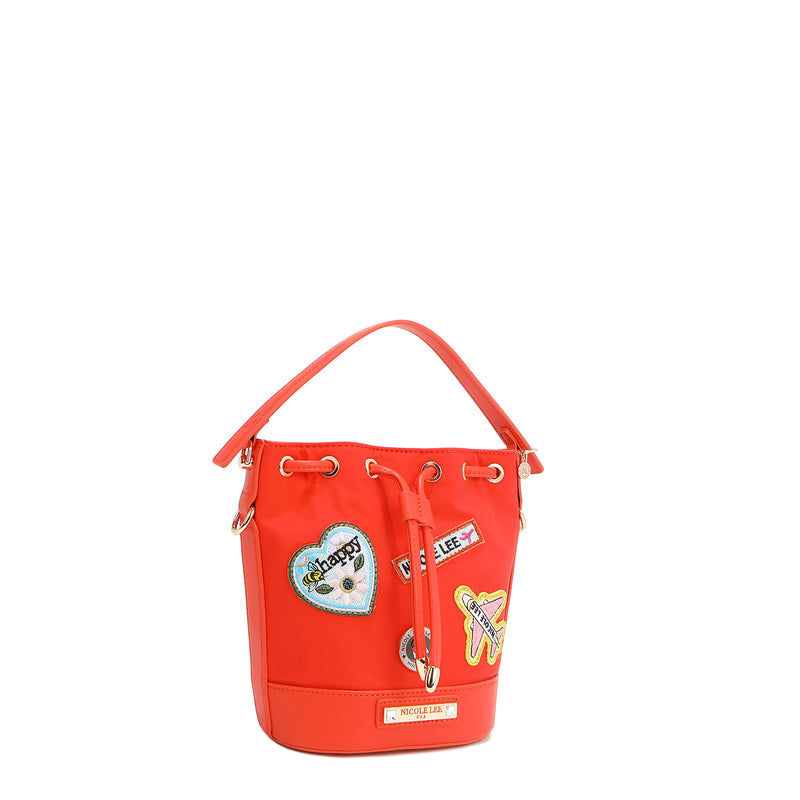 COLOR PATCH BUCKET BAG