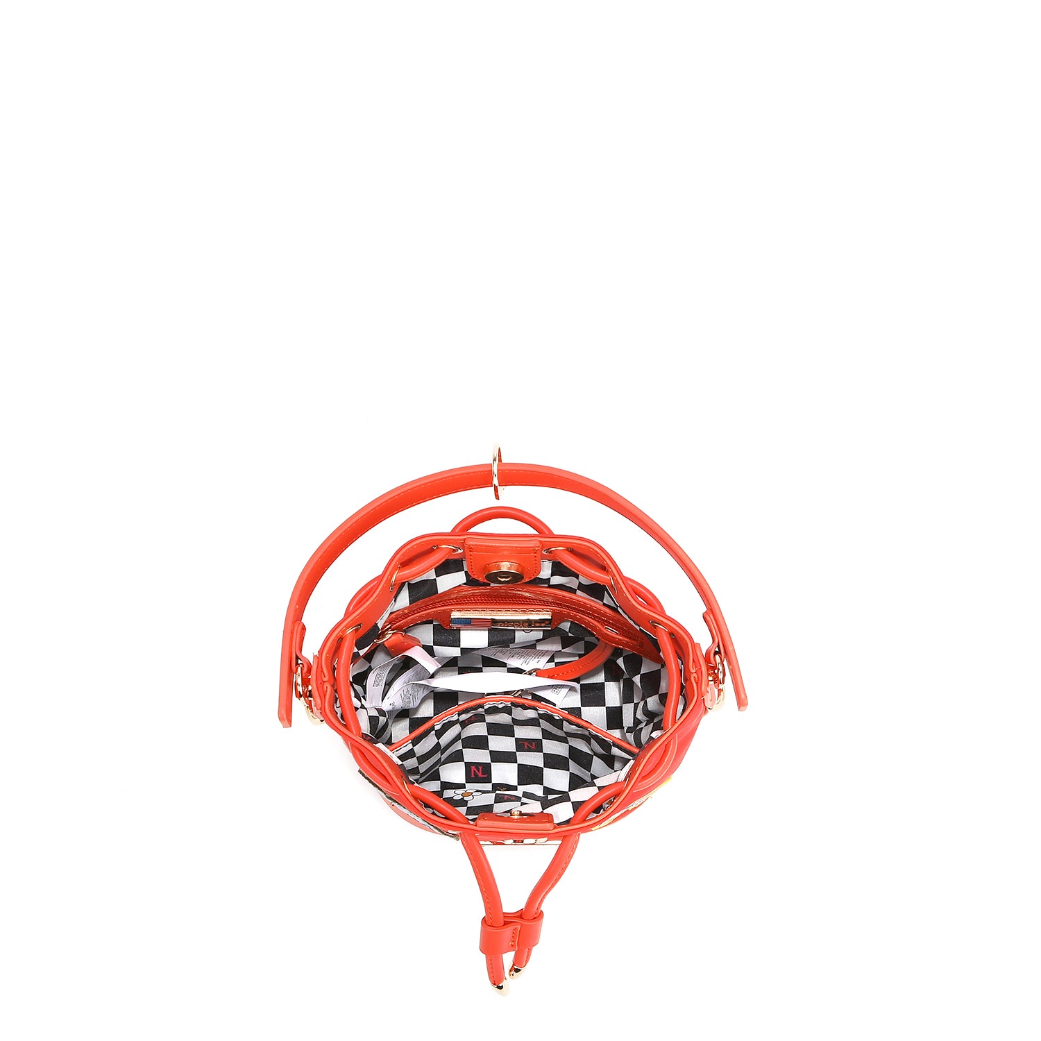 COLOR PATCH BUCKET BAG