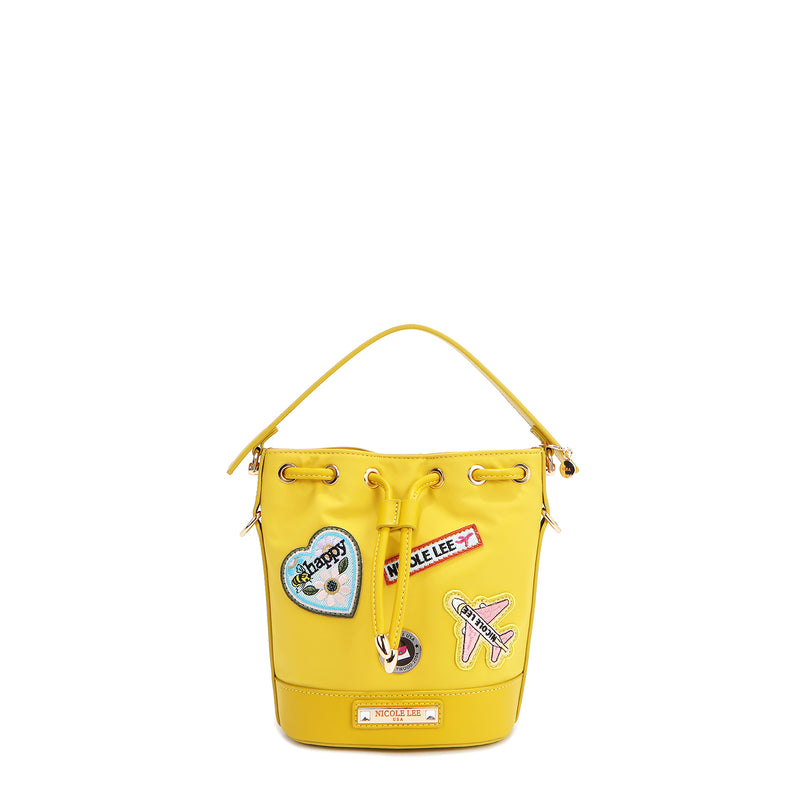 COLOR PATCH BUCKET BAG