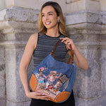 SOFIA MONTANA DENIM HOBO BAG