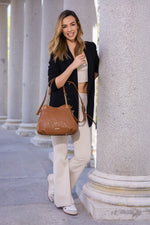 EMBOSSED ELEGANCE HANDBAG