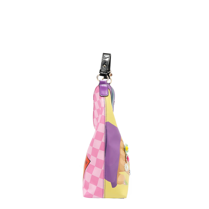 NAIL POLISH HOBO BAG