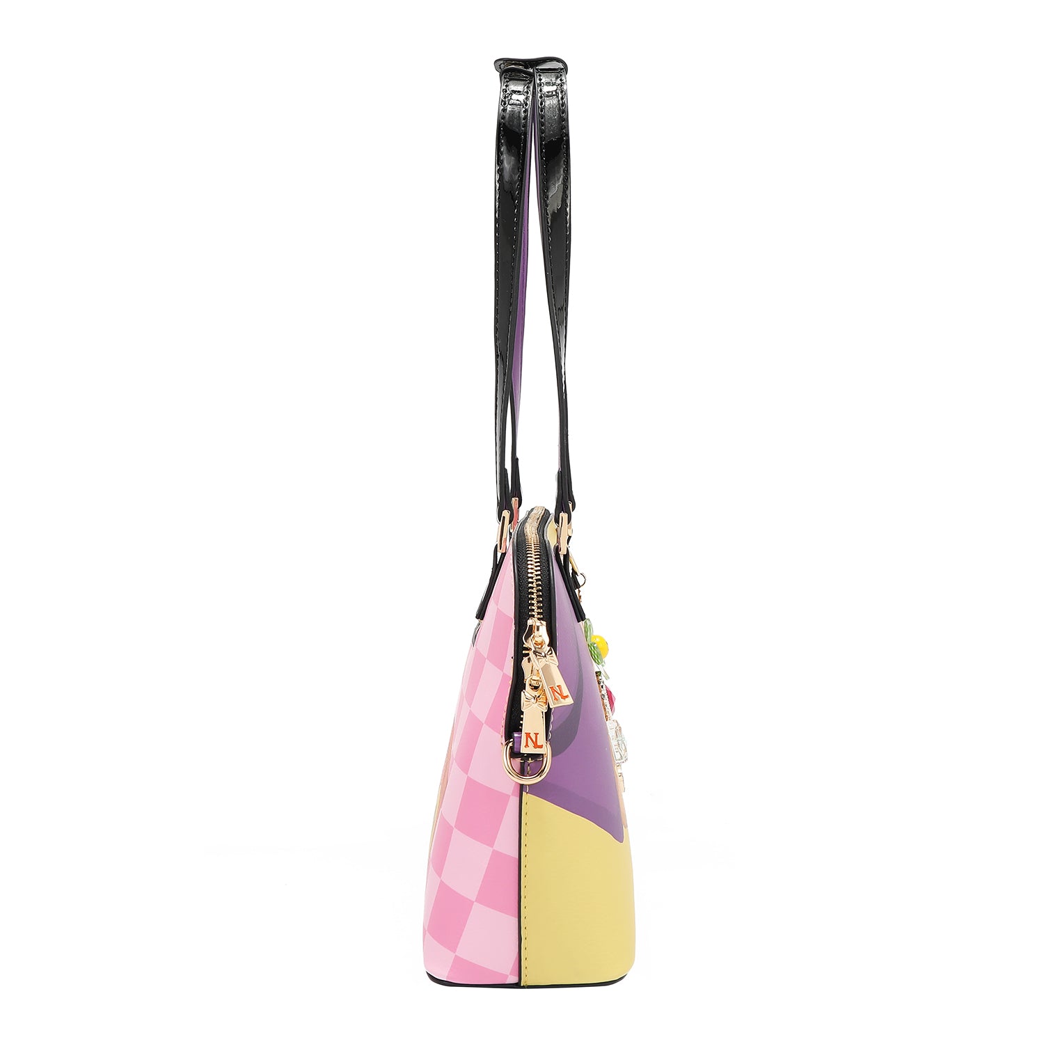 NAIL POLISH DOME SHOULDER BAG