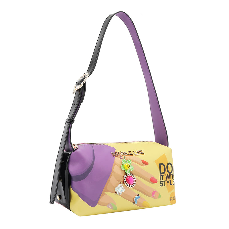 NAIL POLISH SHOULDER BAG