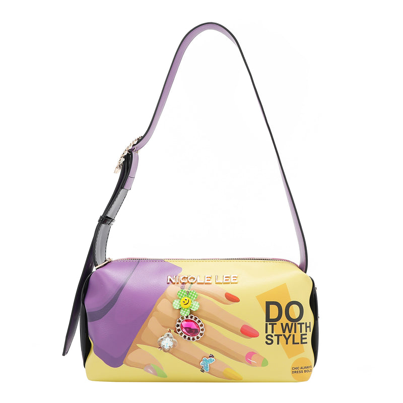 NAIL POLISH SHOULDER BAG