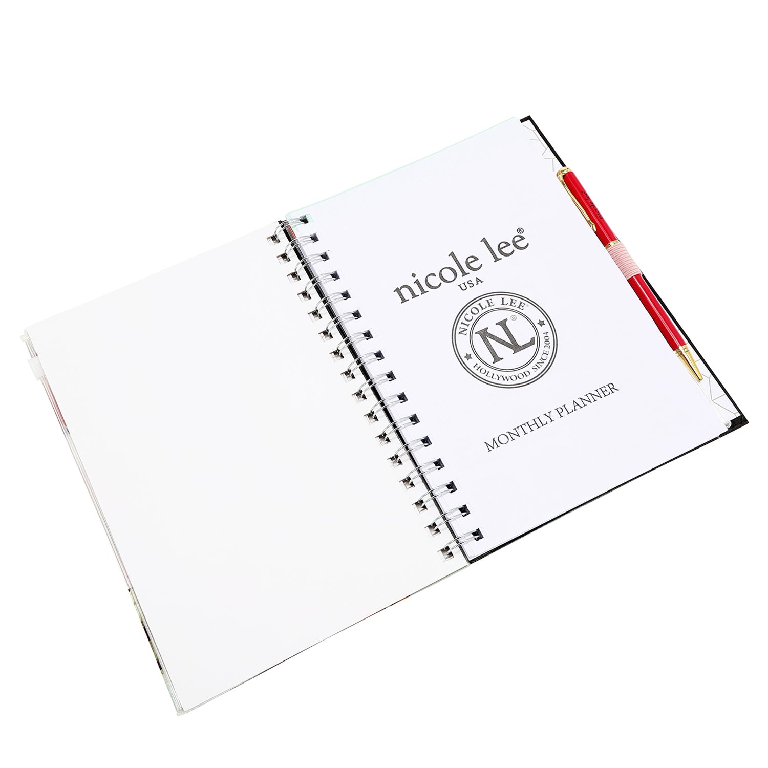 SPIRAL PLANNER WITH ZIP POCKET & STICKY NOTES